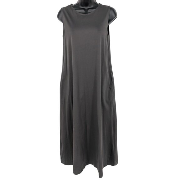 Uniqlo Maxi Tank Dress Women Size S Minimalist Normcore Capsule Lagenlook Casual - Picture 1 of 9